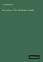 G. Hutchinson: Narrative of the Mutinies in Oude, Buch