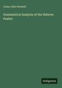 Joana Julia Greswell: Grammatical Analysis of the Hebrew Psalter, Buch
