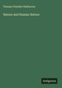Thomas Chandler Haliburton: Nature and Human Nature, Buch
