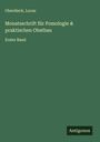 Oberdieck: Monatsschrift für Pomologie & praktischen Obstbau, Buch