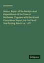 Anonymous: Annual Report of the Receipts and Expenditures of the Town of Rochester. Together with the School Committees Report, for the Fiscal Year Ending March 1st, 1877, Buch