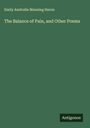 Emily Australie Manning Heron: The Balance of Pain, and Other Poems, Buch