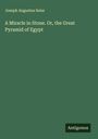 Joseph Augustus Seiss: A Miracle in Stone. Or, the Great Pyramid of Egypt, Buch