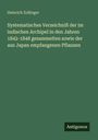 Heinrich Zollinger: Systematisches Verzeichniß der im indischen Archipel in den Jahren 1842-1848 gesammelten sowie der aus Japan empfangenen Pflanzen, Buch