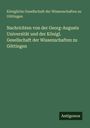 Königl. Gesellschaft der Wissenschaften Göttingen; Nachrichten von der Georg-August-Universität; Antigonos; grüner Hintergrund.