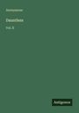 "Anonymous, Dauntless, Vol. II" auf grünem Hintergrund, unten rechts ein schwarzes Rechteck mit "Antigonos".