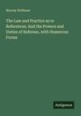 Titel: "The Law and Practice as to References..."  
Autor: Murray Hoffman  
Logo unten: Antigonos  
Hintergrund: Grün 