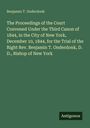 Cover mit Titel: "The Proceedings of the Court...1844...Trial of Benjamin T. Onderdonk...Bishop of New York". Unten rechts: "Antigonos".