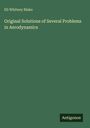 Titel: "Original Solutions of Several Problems in Aerodynamics." Autor: Eli Whitney Blake. Unten rechts: "Antigonos".