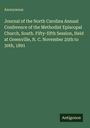 "Journal of the North Carolina Annual Conference...Session, 1891". Text steht auf grünem Hintergrund, "Antigonos" unten.