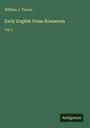 William J. Thoms: Early English Prose Romances, Buch
