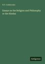 H.T. Colebrooke, Essays on the Religion and Philosophy or the Hindus, Antigonos. Grüner Hintergrund, schlichte Gestaltung.