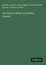 Text: Geoffrey Chaucer, Bruce Rogers, Nicholas Harris Nicolas, Thomas Tyrwhitt. Titel: The Poetical Works of Geoffrey Chaucer. Unten: Antigonos. Grün mit weißem Text.