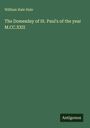 Oben links steht "William Hale Hale". Mittig: "The Domesday of St. Paul's of the year M.CC.XXII". Unten rechts: "Antigonos".