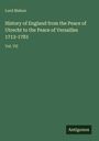 Lord Mahon, History of England 1713-1783, Vol. VII. Grüner Hintergrund, „Antigonos“ in einem schwarzen Kasten.
