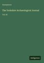 "Anonymous. The Yorkshire Archaeological Journal. Vol. III. Antigonos." Ein grünes Cover mit einem einfachen Design.