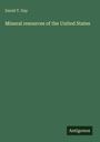 David T. Day: Mineral resources of the United States, Buch