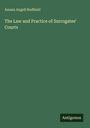 Titel: "The Law and Practice of Surrogates' Courts" von Amasa Angell Redfield. Grüner Hintergrund. Unten rechts: "Antigonos".