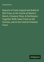 Text auf grünem Hintergrund: "Reports of Cases Argued and Ruled at Nisi Prius... Central Criminal Court". Unten "Antigonos".