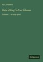 M. E. Braddon: Birds of Prey; In Two Volumes, Buch