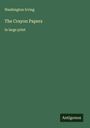 Washington Irving: The Crayon Papers, Buch
