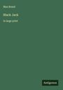 Max Brand: Black Jack, Buch