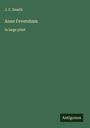 J. C. Snaith: Anne Feversham, Buch