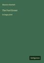 Maurice Hewlett: The Fool Errant, Buch