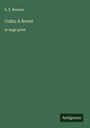 E. F. Benson: Colin; A Novel, Buch