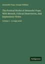 Alexander Pope: The Poetical Works of Alexander Pope; With Memoir, Critical Dissertation, And Explanatory Notes, Buch