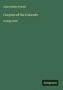 John Wesley Powell: Canyons of the Colorado, Buch