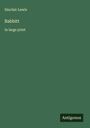 Sinclair Lewis: Babbitt, Buch