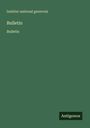 Institut National Genevois: Bulletin, Buch