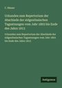 C. Rässer: Urkunden zum Repertorium der Abschiede der eidgenössischen Tagsatzungen vom Jahr 1803 bis Ende des Jahrs 1813, Buch