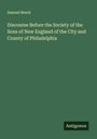 Samuel Breck: Discourse Before the Society of the Sons of New England of the City and County of Philadelphia, Buch