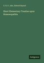 G. H. G. Jahr: Short Elementary Treatise upon Homoeopathia, Buch