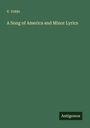 V. Voldo: A Song of America and Minor Lyrics, Buch