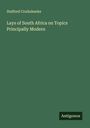Stafford Cruikshanks: Lays of South Africa on Topics Principally Modern, Buch