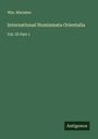 Wm. Marsden: International Numismata Orientalia, Buch