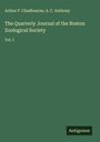 Arthur P. Chadbourne: The Quarterly Journal of the Boston Zoological Society, Buch