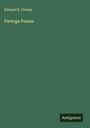 Edward S. Creasy: Parerga Poems, Buch