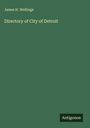 James H. Wellings: Directory of City of Detroit, Buch