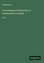 Anonymous: Proceedings of the Society of Antiquaries of London, Buch