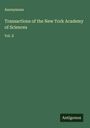Anonymous: Transactions of the New York Academy of Sciences, Buch