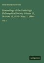 Niels Henrik David Bohr: Proceedings of the Cambridge Philosophical Society Volume III, October 23, 1876 - May 17, 1880, Buch