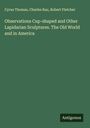 Cyrus Thomas: Observations Cup-shaped and Other Lapidarian Sculptures. The Old World and in America, Buch