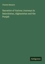 Charles Masson: Narrative of Various Journeys In Balochistan, Afghanistan and the Punjab, Buch