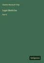 Charles Meymott Tidy: Legal Medicine, Buch