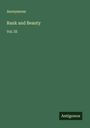 Anonymous: Rank and Beauty, Buch