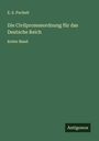 E. S. Puchelt: Die Civilprozessordnung für das Deutsche Reich, Buch